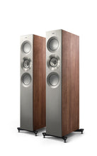 Afbeelding in Gallery-weergave laden, Luidspreker KEF Reference 3 Meta Luidspreker (per paar) HifiManiacs Satin Walnut/Silver