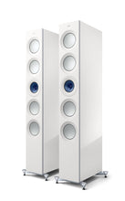 Afbeelding in Gallery-weergave laden, Luidspreker KEF Reference 5 Meta Luidspreker (per paar) HifiManiacs High Gloss White/Blue