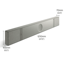 Afbeelding in Gallery-weergave laden, Soundbar KEF XIO Actieve Soundbar HifiManiacs Silver Grey
