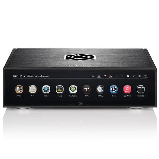 Streamer HifiRose RS130 Network Transport HifiManiacs Zwart