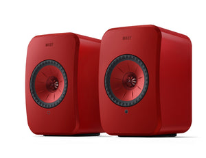Streamer Speaker KEF LSX II (per paar) HifiManiacs Lava Red